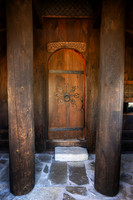 Stavkirke, door