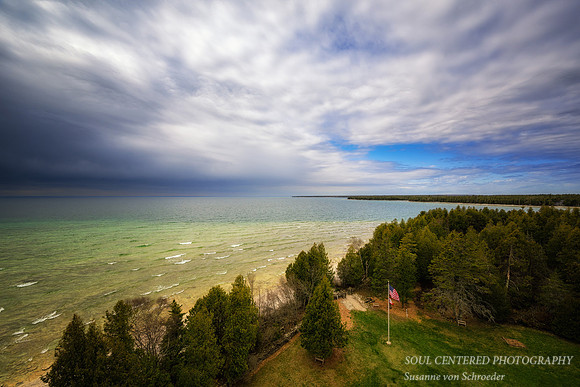 View from Cana Island Lighthouse, Lake Michigan 1