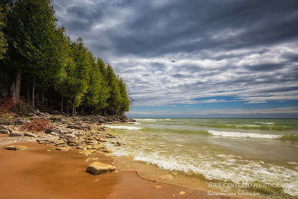 Beach at Whitefish Dunes State park 3
