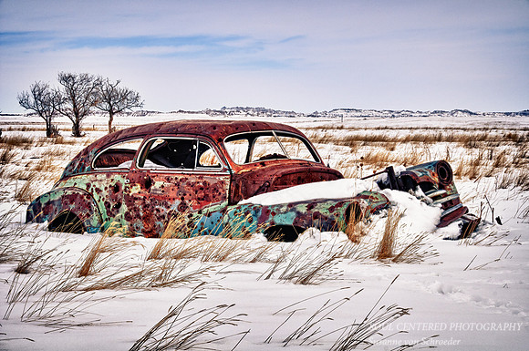 Abandoned car