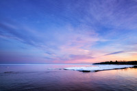 Blue Pink Lake Superior at sunset, Jan. '26 3