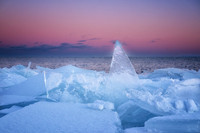 Blue ice, pink sky 3, '26