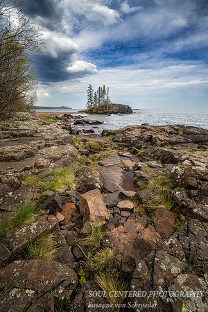 Cloudy spring day at the Tombolo, June '22 3