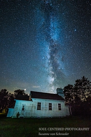 Milky Way with church 1
