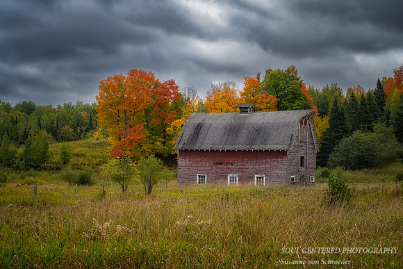 Little barn near Mellen, Wisconsin
