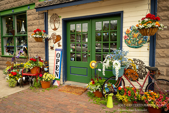 Colorful shop in Bayfield