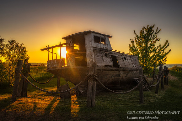 "The Eagle" at sunset, spring '18