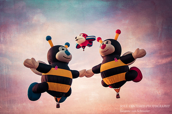 Balloons, Two Bumblebees