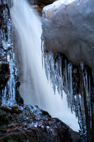 Lost Creek Falls, with icicles, March '26