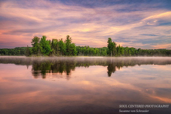 Colors of Dawn, Audie Lake, July '26 1