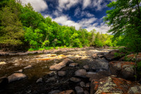 Flambeau river with rocks, July '26