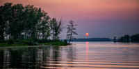 Sunset Chippewa Flowage, panorama, July '26