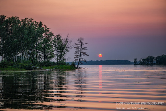 Sunset Chippewa Flowage, July '26