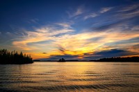 Sunset colors, Chippewa Flowage, June '26