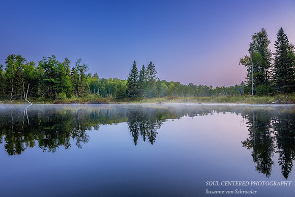 Blue Hour, Audie Lake, Aug. '26 1