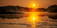 Sunrise, Audie Lake, Aug. '26 4, panorama