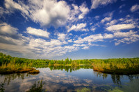 August morning with clouds, Audie Lake 6