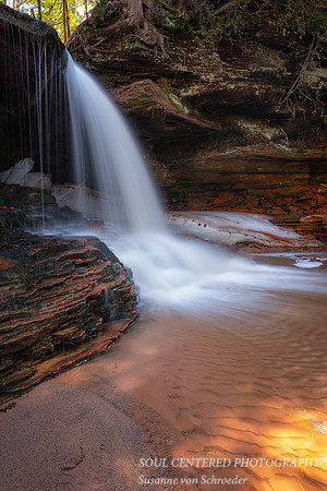 Lost Creek falls, April '25 2