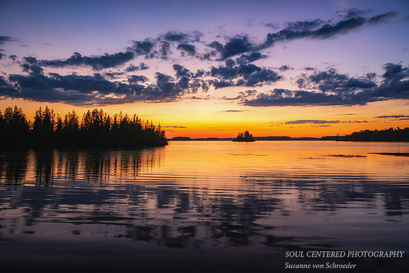 Dusk, Chippewa Flowage, WI, Aug. '26