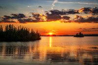 Sunset at the Chippewa Flowage, Aug. '26