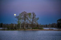 Fishing under the Flower Full Moon, Chippewa Flowage, May '25
