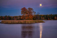 October full moon rising, '24 2