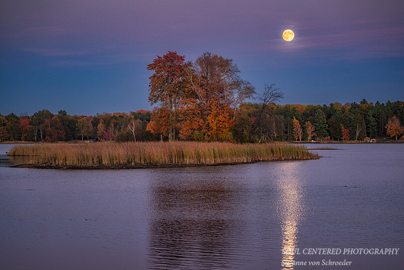 October full moon rising, '24 2