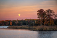 October full moon rising, '24 1