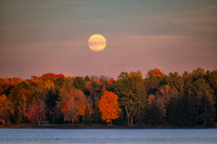 October full moon rising, '24