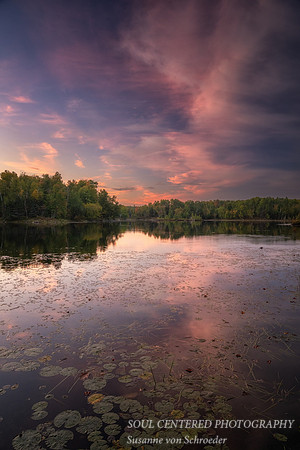 Colors of Dusk with clouds and reflections, Sept. '25 1