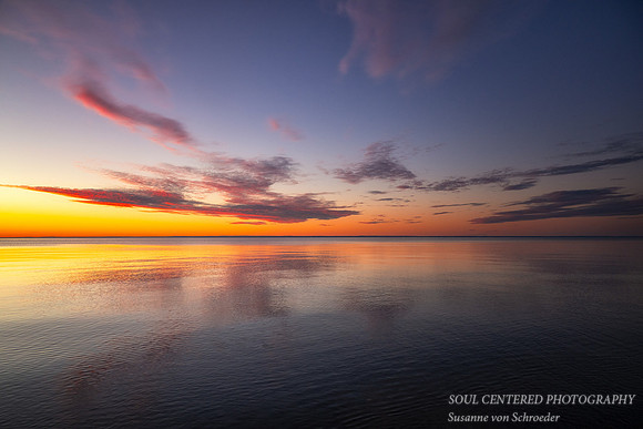 Lake Superior  dusk, Herbster, Oct. '24