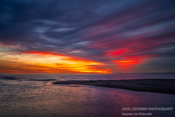 Vibrant colors of dawn, Friendly Valley beach, Nov. '23 5