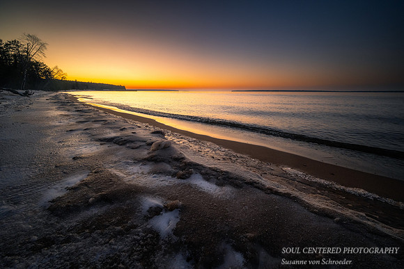 Blue Hour mood, near Sand Bay, Lake Superior
