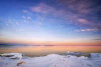 Golden Lake Superior at sunset, Jan. '26