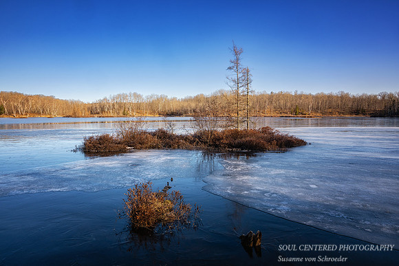Last ice on Audie Lake, April '26 2