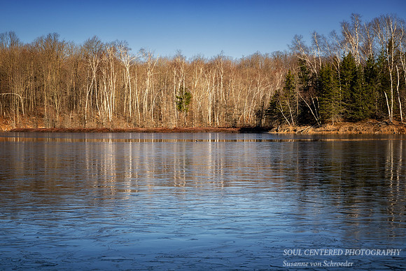 Last ice on Audie Lake, April '26 1