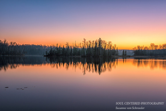 Sunset at Audie Lake 2