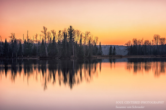 Sunset at Audie Lake 1