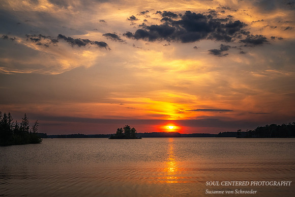 June sunset, Chippewa Flowage, '23