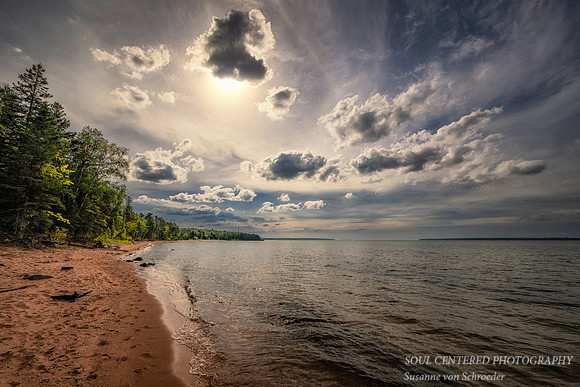 Lake Superior beach at Sand Bay 1, Sept. '26