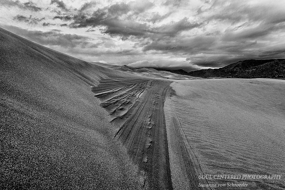 Great Sand Dunes on a stormy day