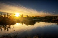 Sunset at Audie Lake, Sept. '26