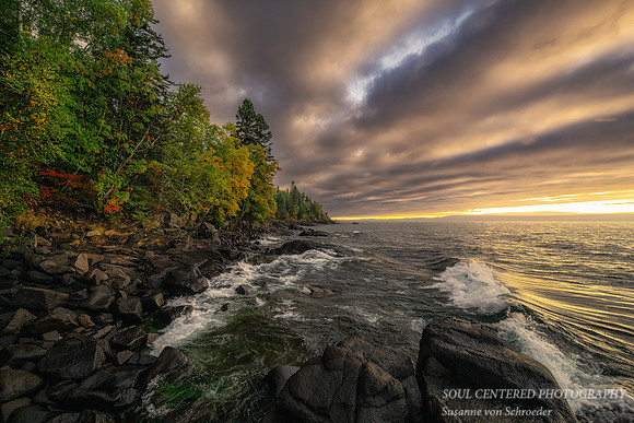 Sunrise after the rain, at Cascade River State park, Sept. '26 2