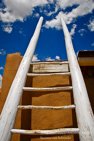 Acoma Pueblo, white ladder