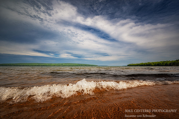 Lake Superior waves at Frog Bay 1, Sept. '26