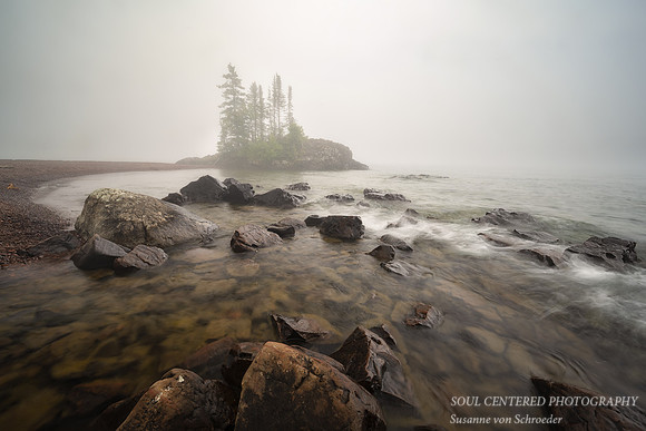 Foggy June day at the Tombolo, 2023 3