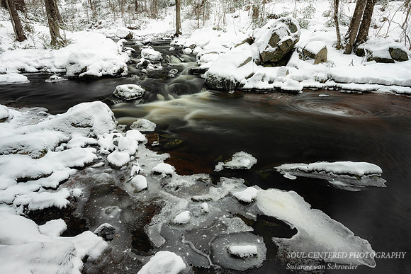March snow at a creek 2