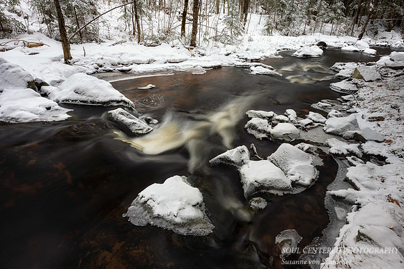 March snow at a creek 3