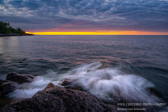 Sunrise colors near the Temperance river 2