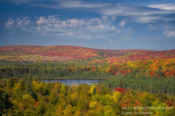 Oberg Lake with clouds, Sept. '23 2